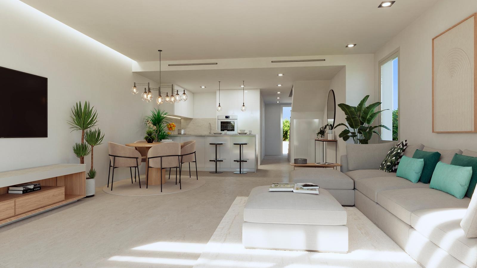 Garden in penthouse for sale in Finestrat