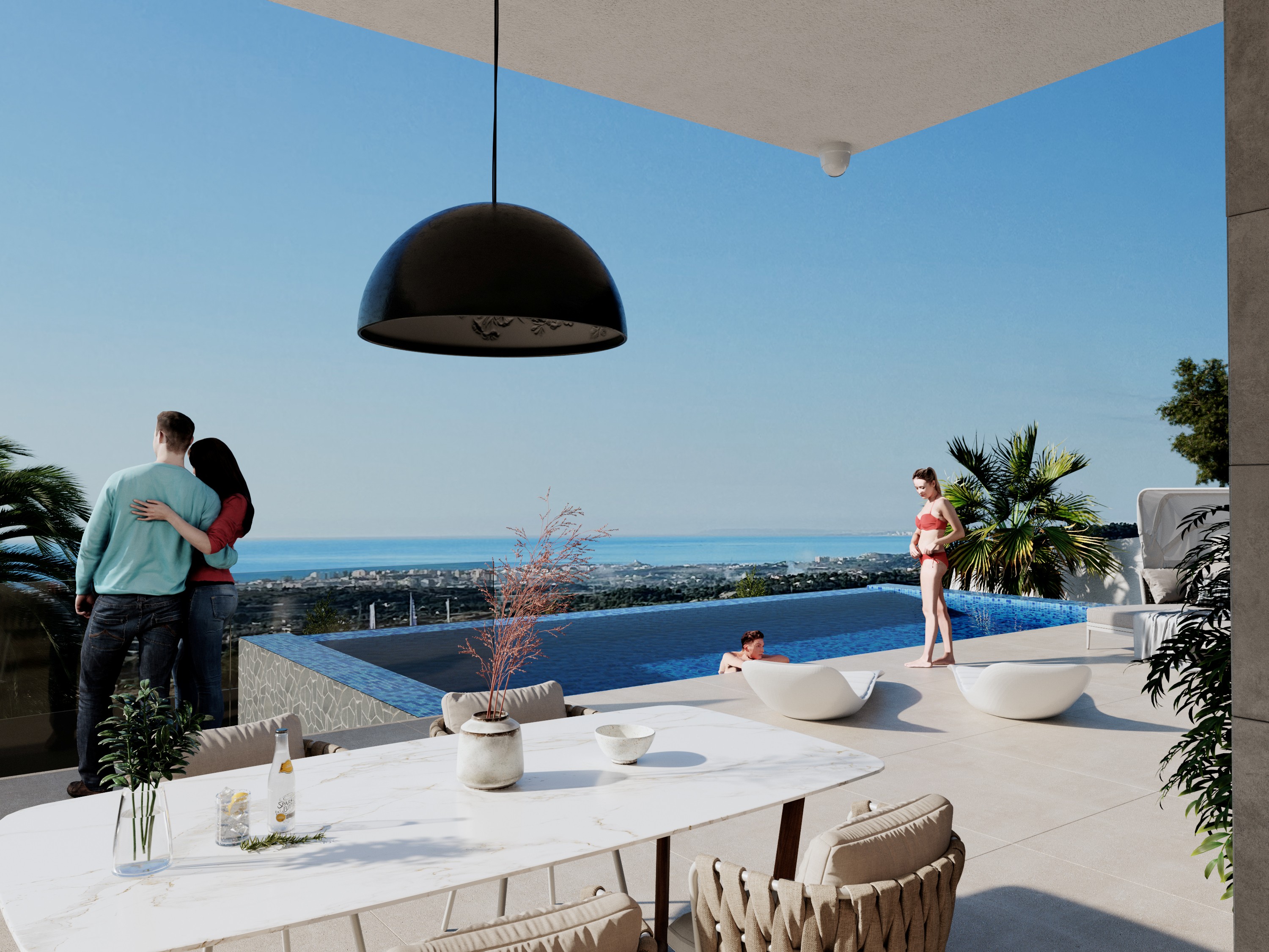 Garden in villa for sale in Finestrat