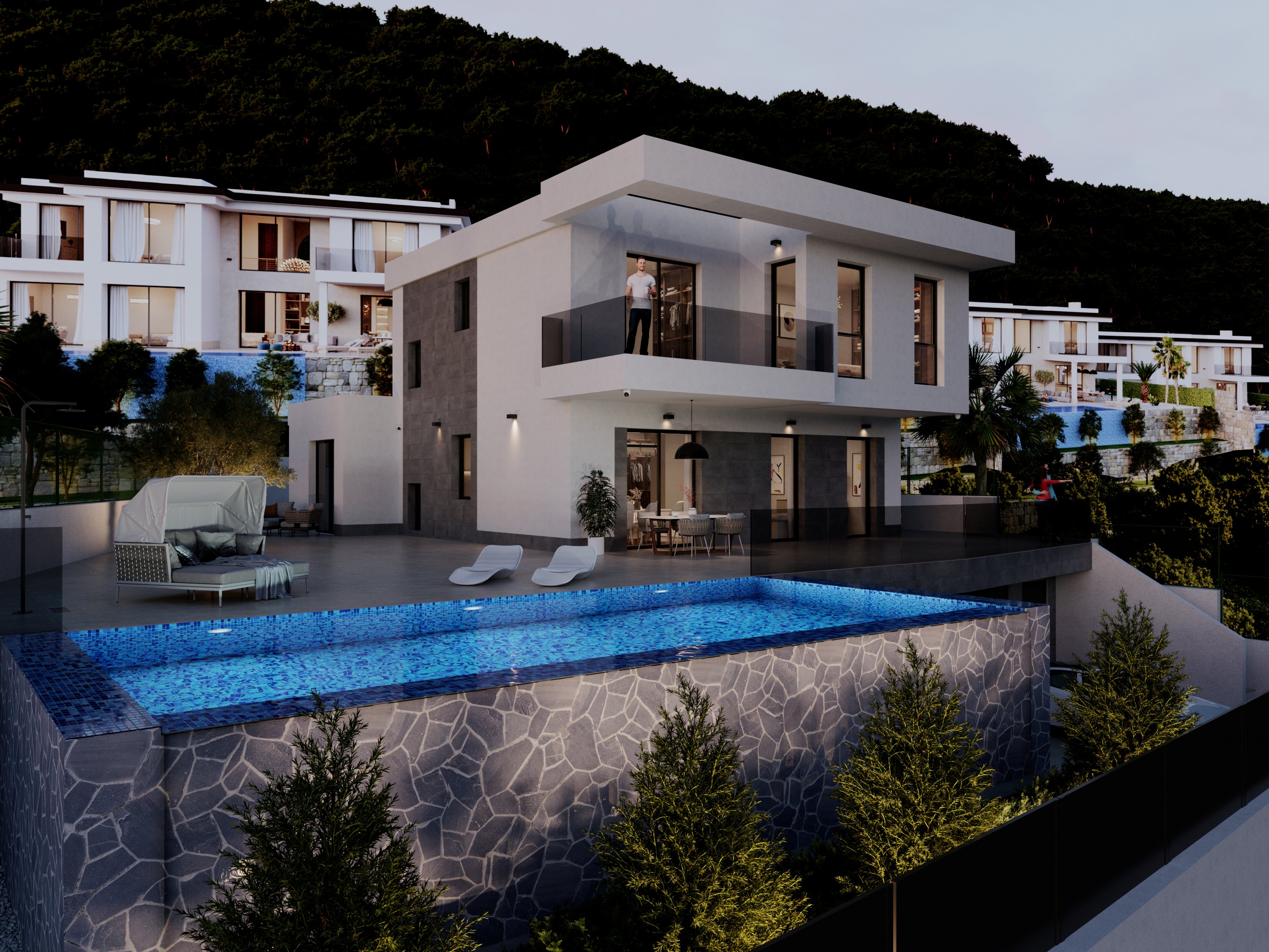 Dining area in villa for sale in Finestrat