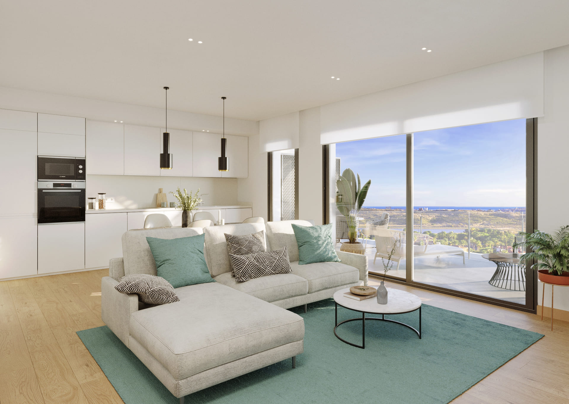 Garden in penthouse for sale in Mutxamel