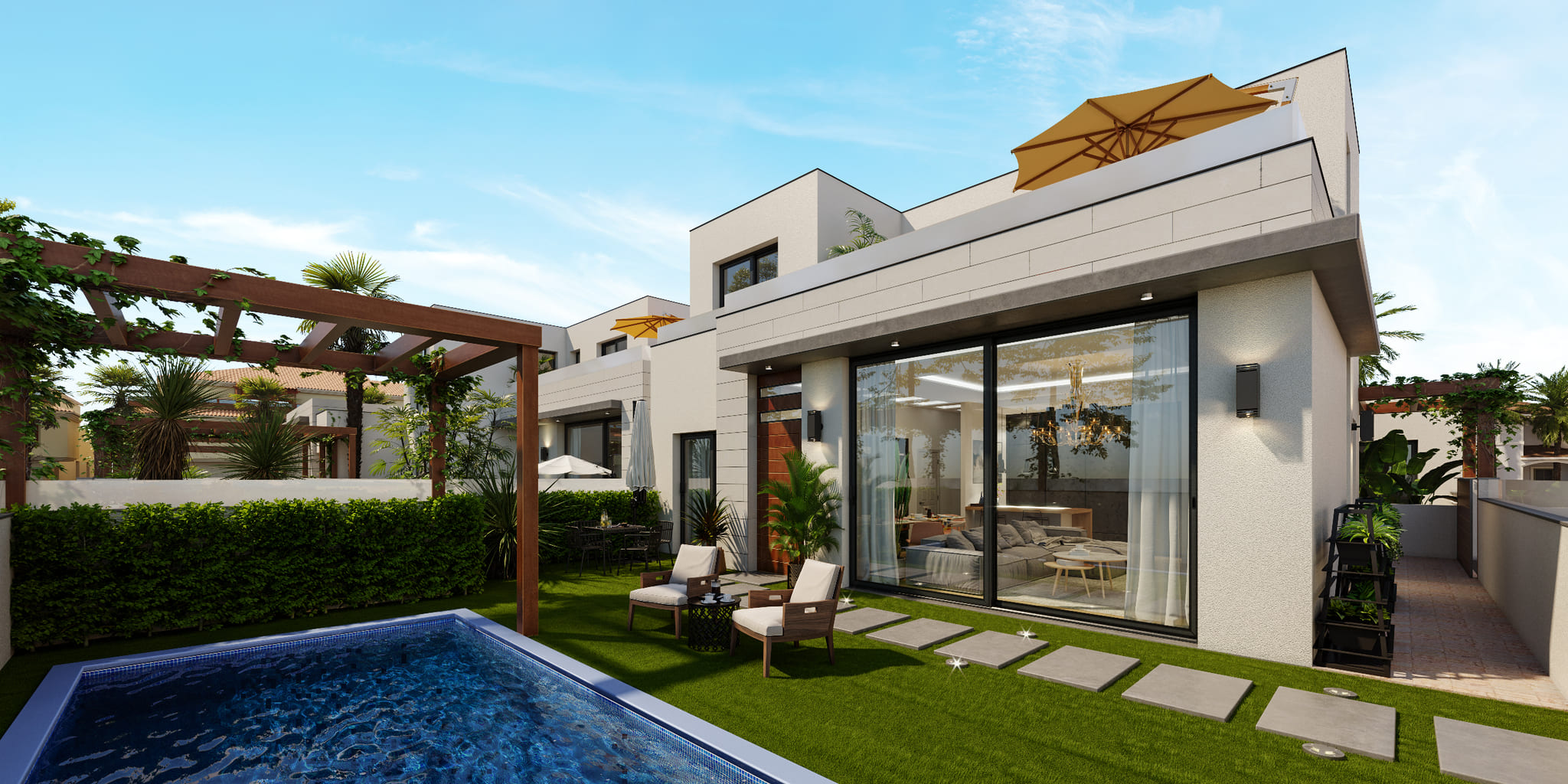 Dining area in villa for sale in Pilar de la Horadada