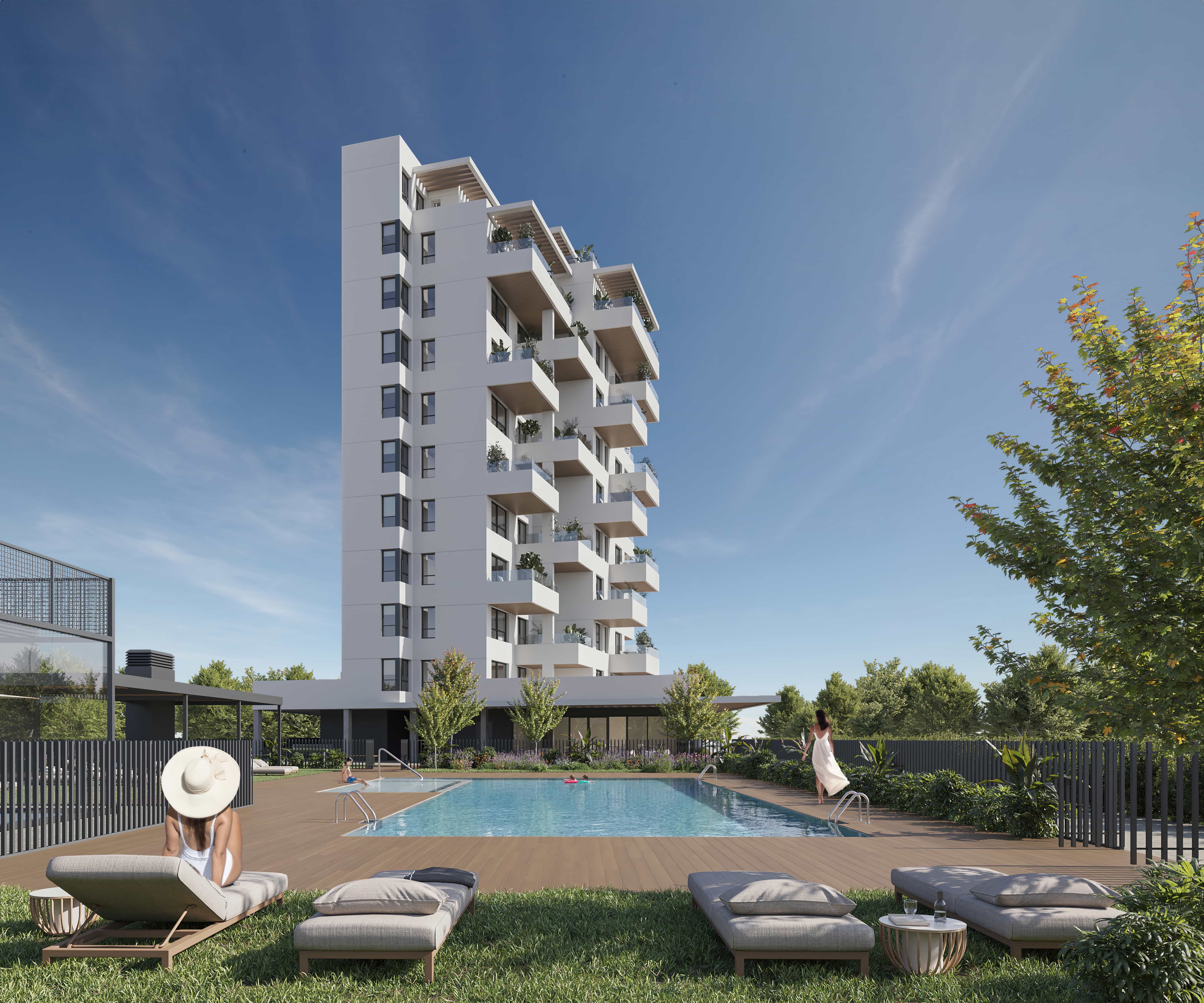 Calpe – Loftstæði með Sjómóði og Sól