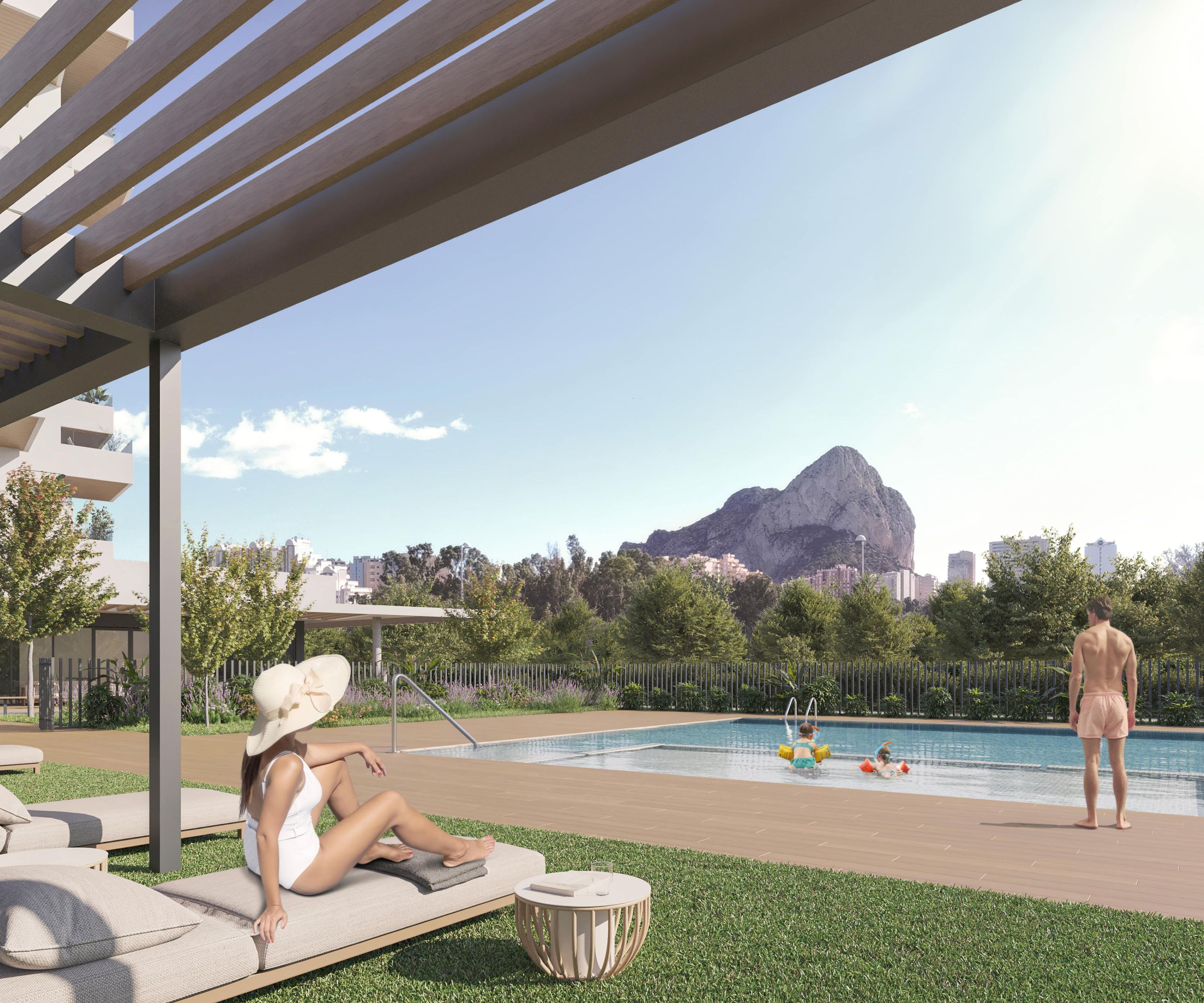 Calpe – Loftstæði með Sjómóði og Sól