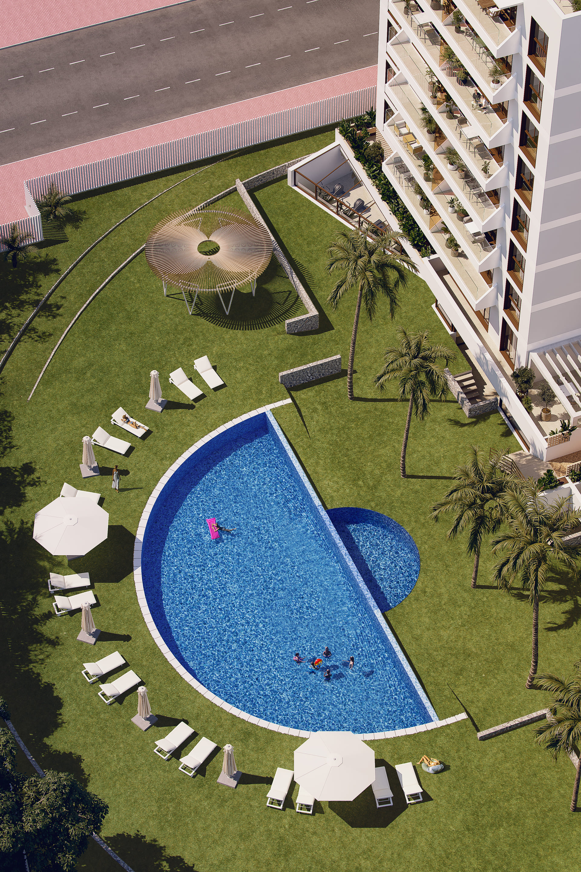 Terrace in penthouse for sale in Guardamar del Segura