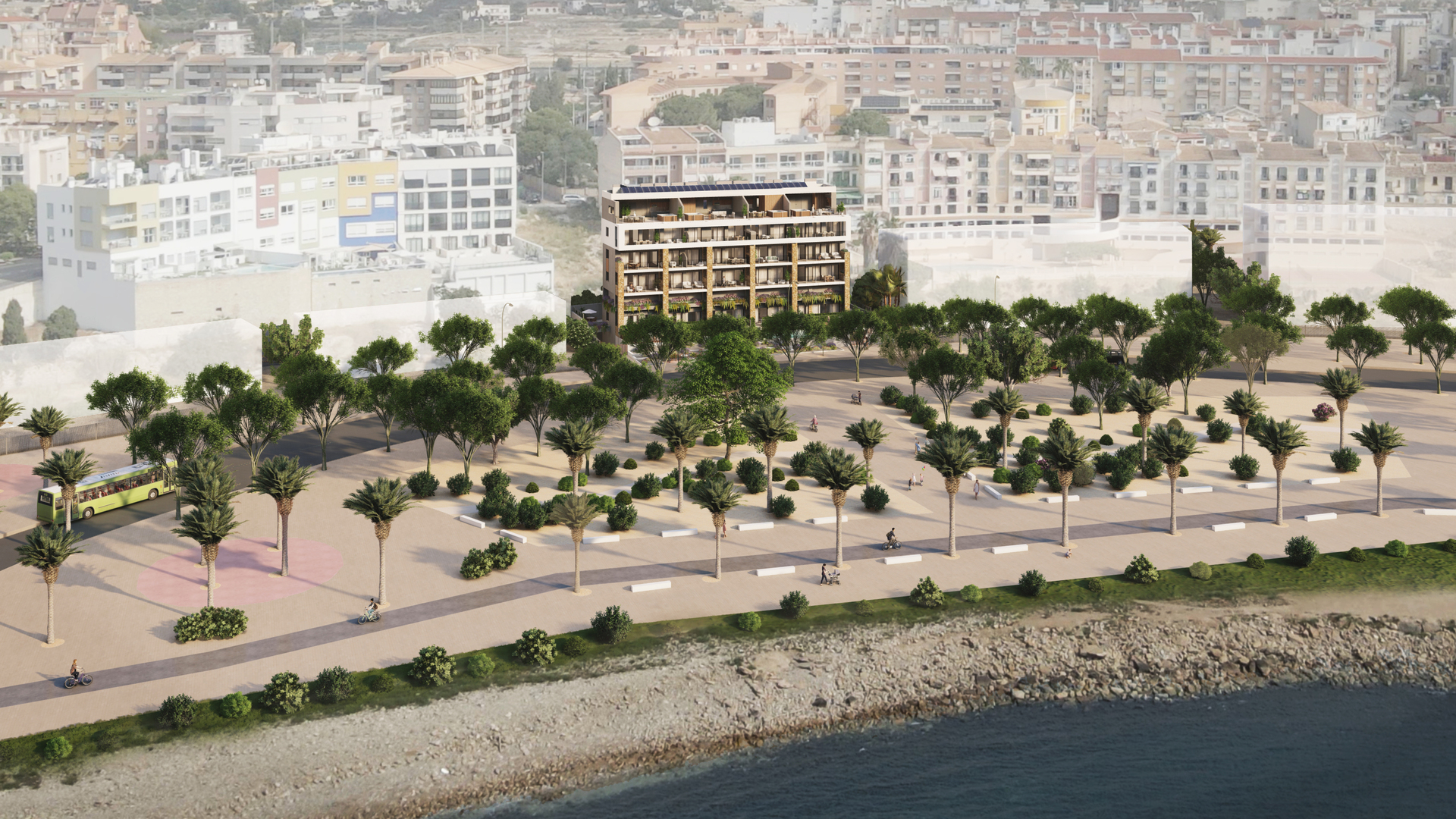 Terrace in apartment for sale in Villajoyosa