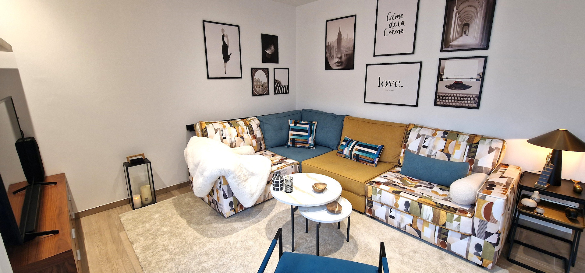 Dining area in bungalow for sale in Algorfa