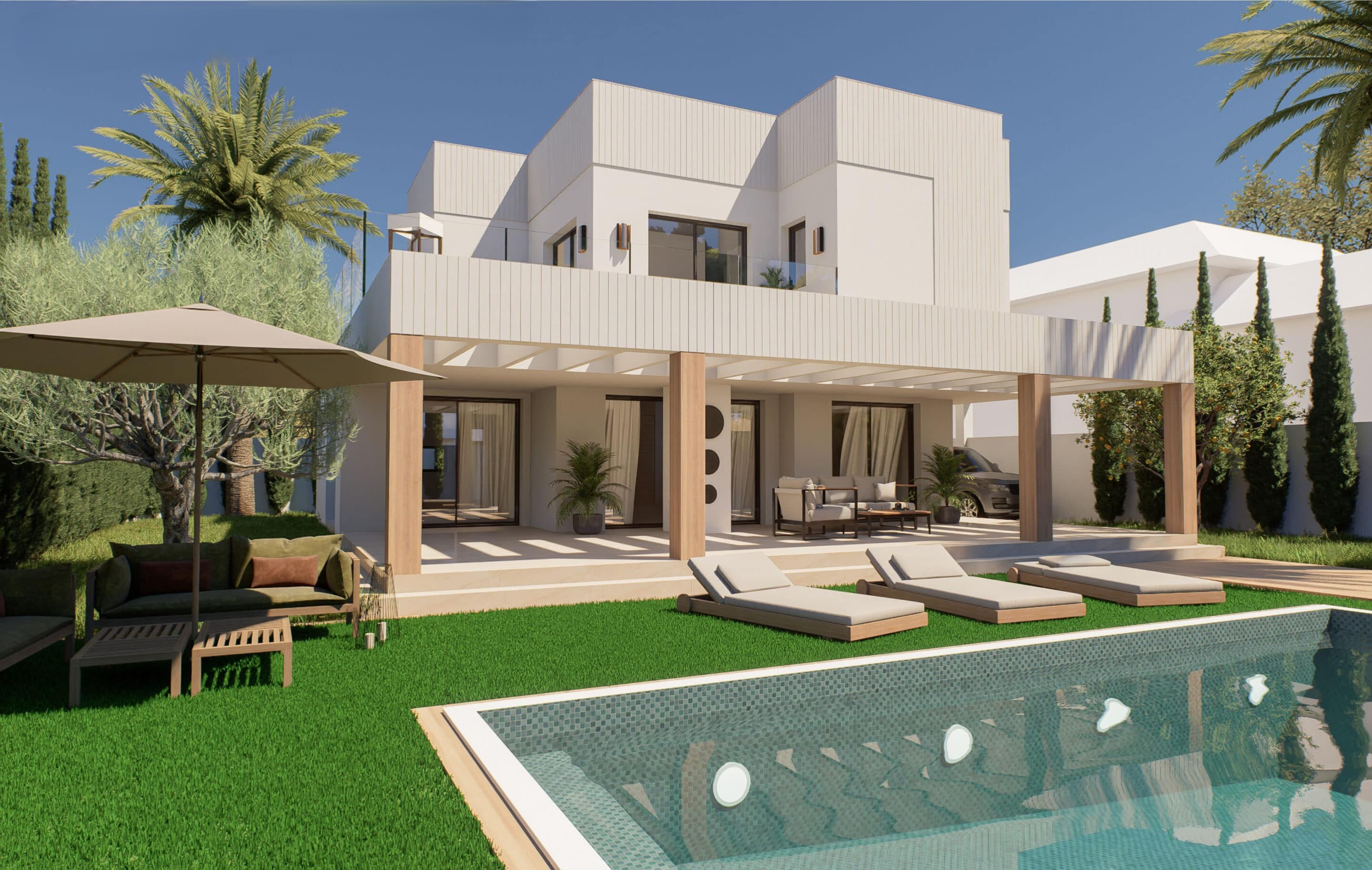 Exterior view in villa for sale in Ciudad Quesada