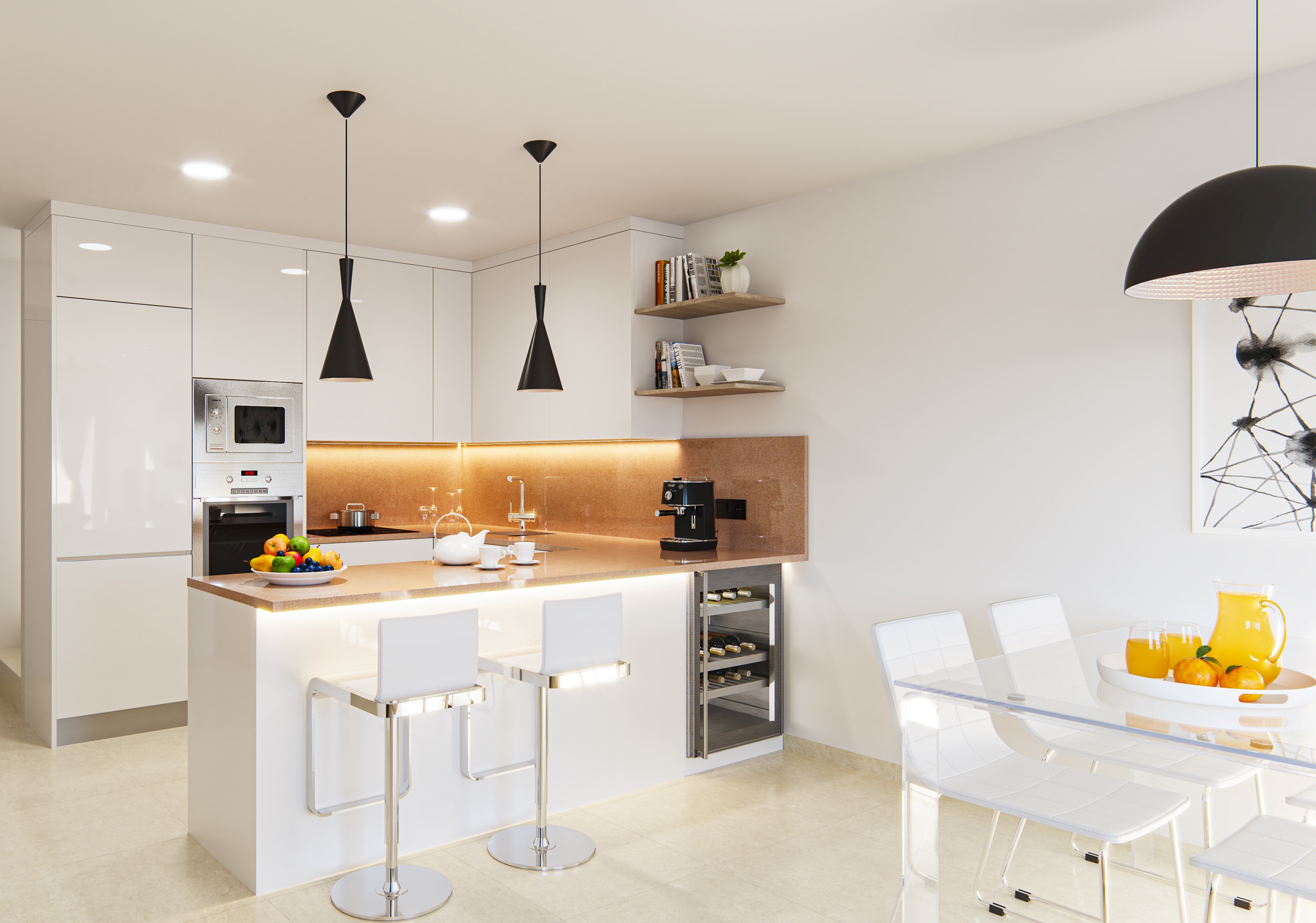 Terrace in villa for sale in San Fulgencio