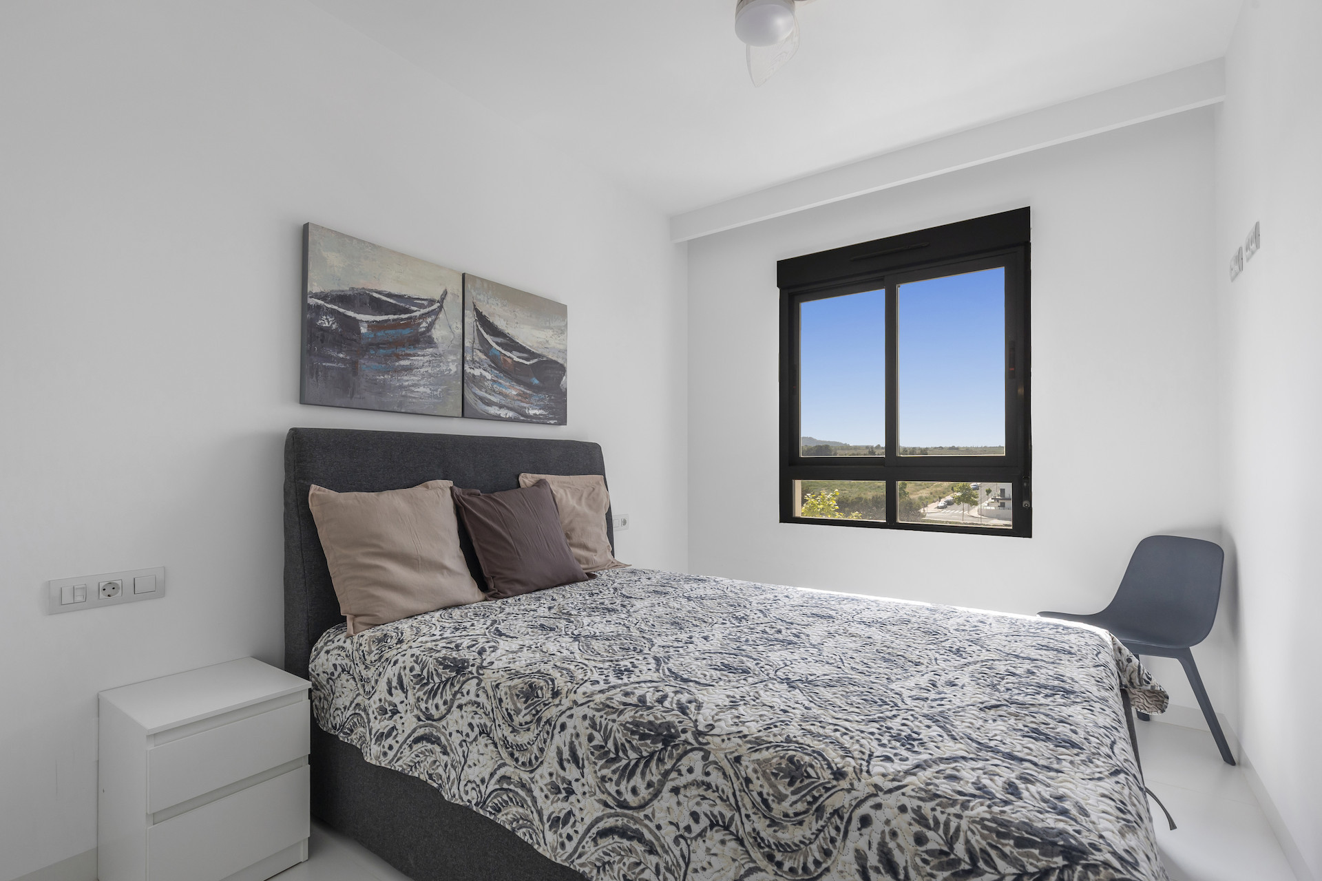 Master bedroom in apartment for sale in San Miguel de Salinas