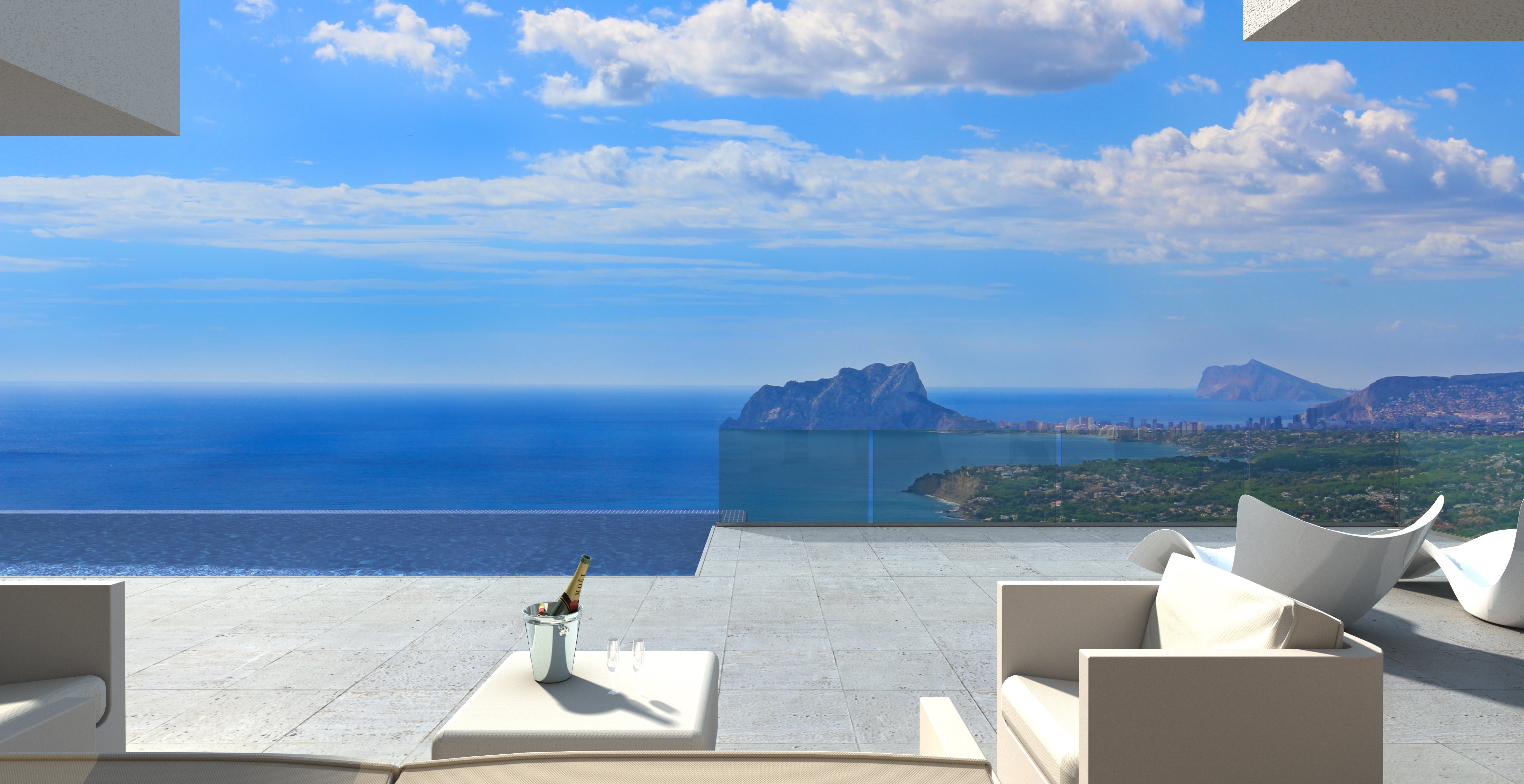 Dining area in villa for sale in Cumbre del Sol