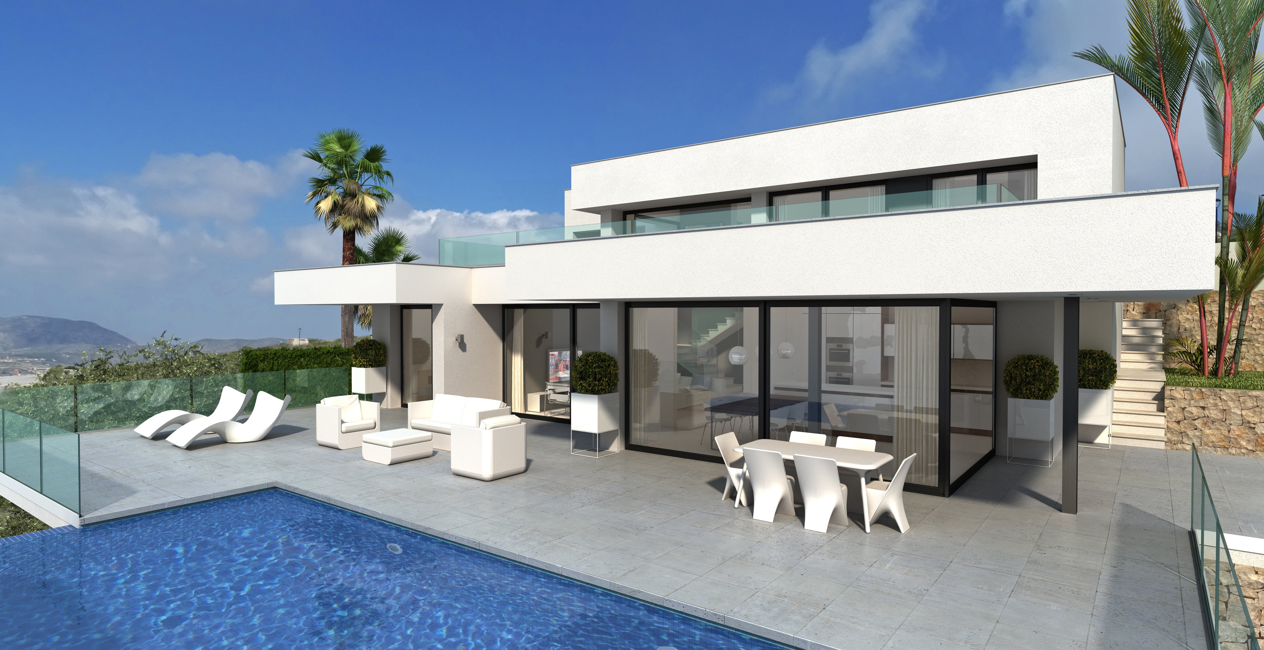 Bedroom in villa for sale in Cumbre del Sol