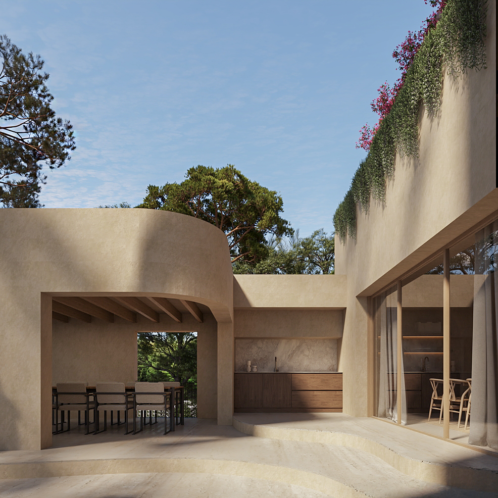 Exterior view in villa for sale in Altea
