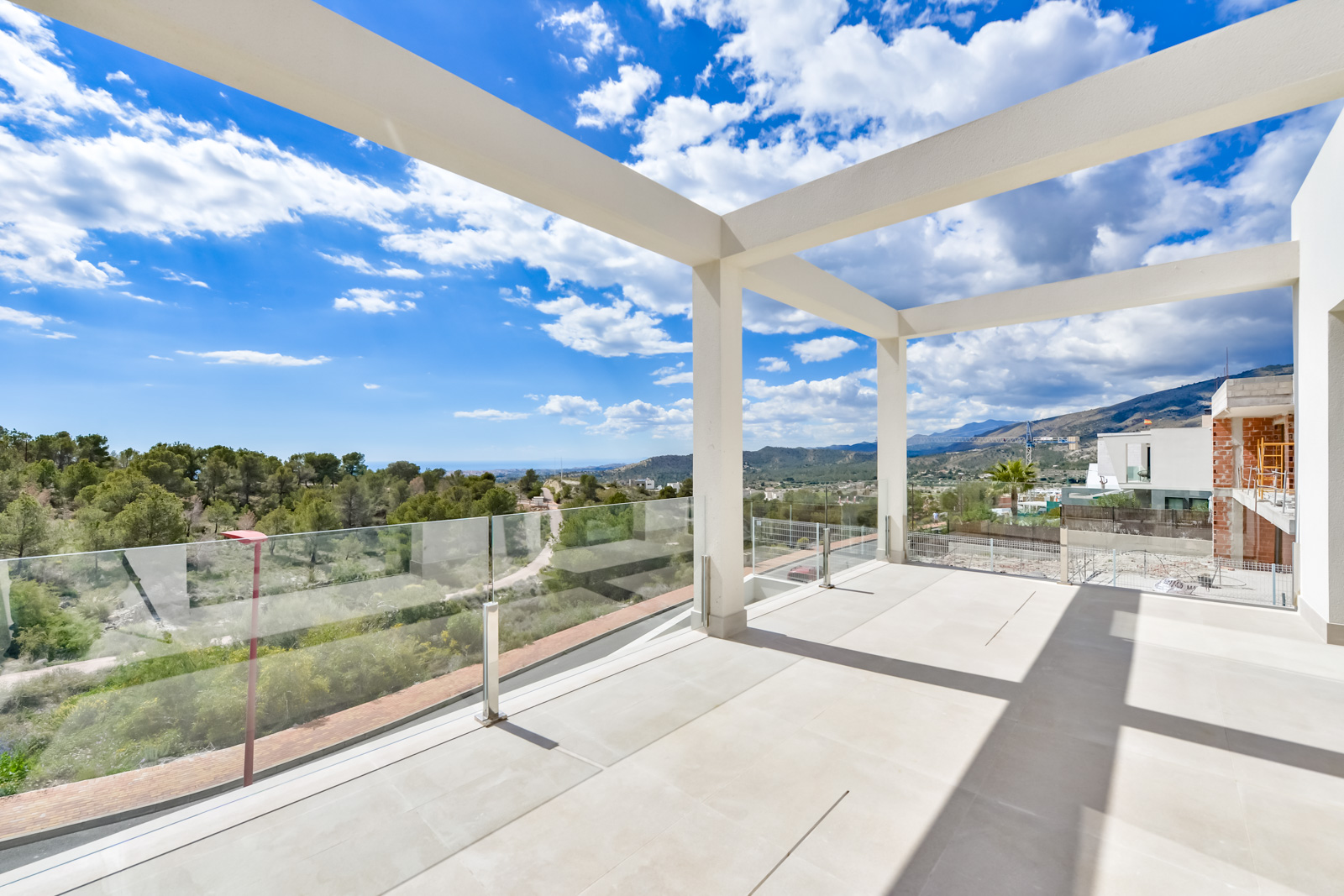 Terrace in villa for sale in Finestrat