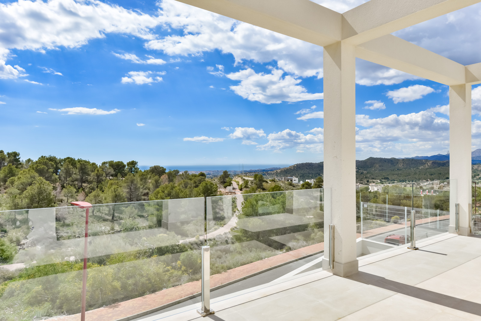 Pool area in villa for sale in Finestrat