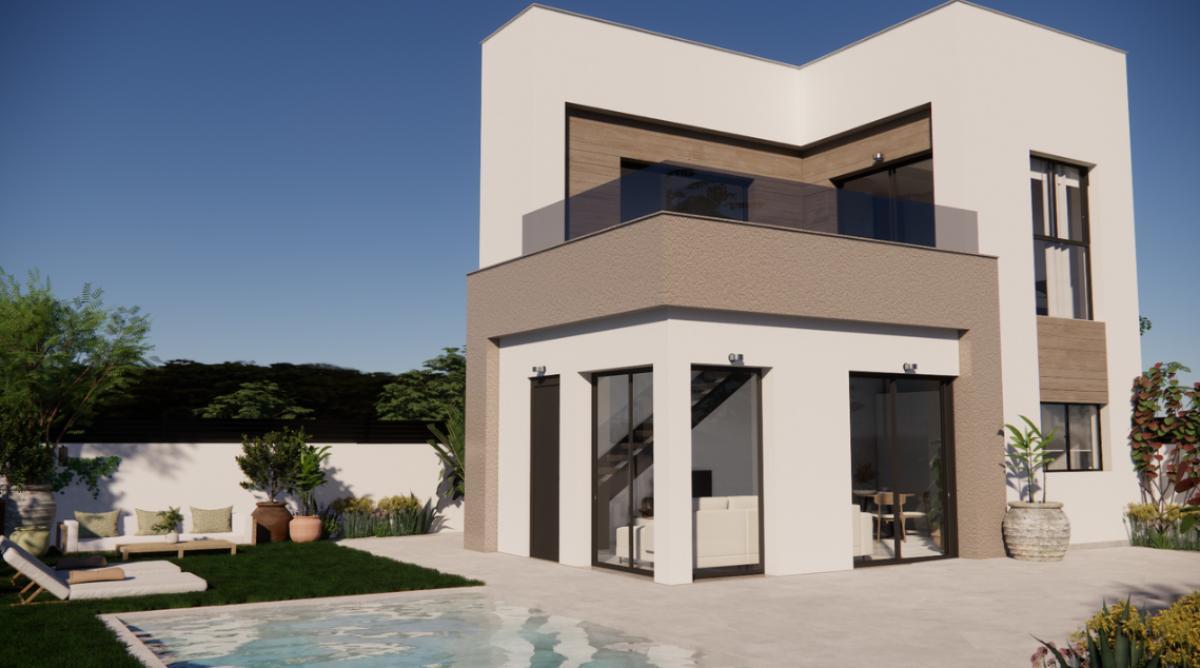 Living room in villa for sale in Orihuela Costa