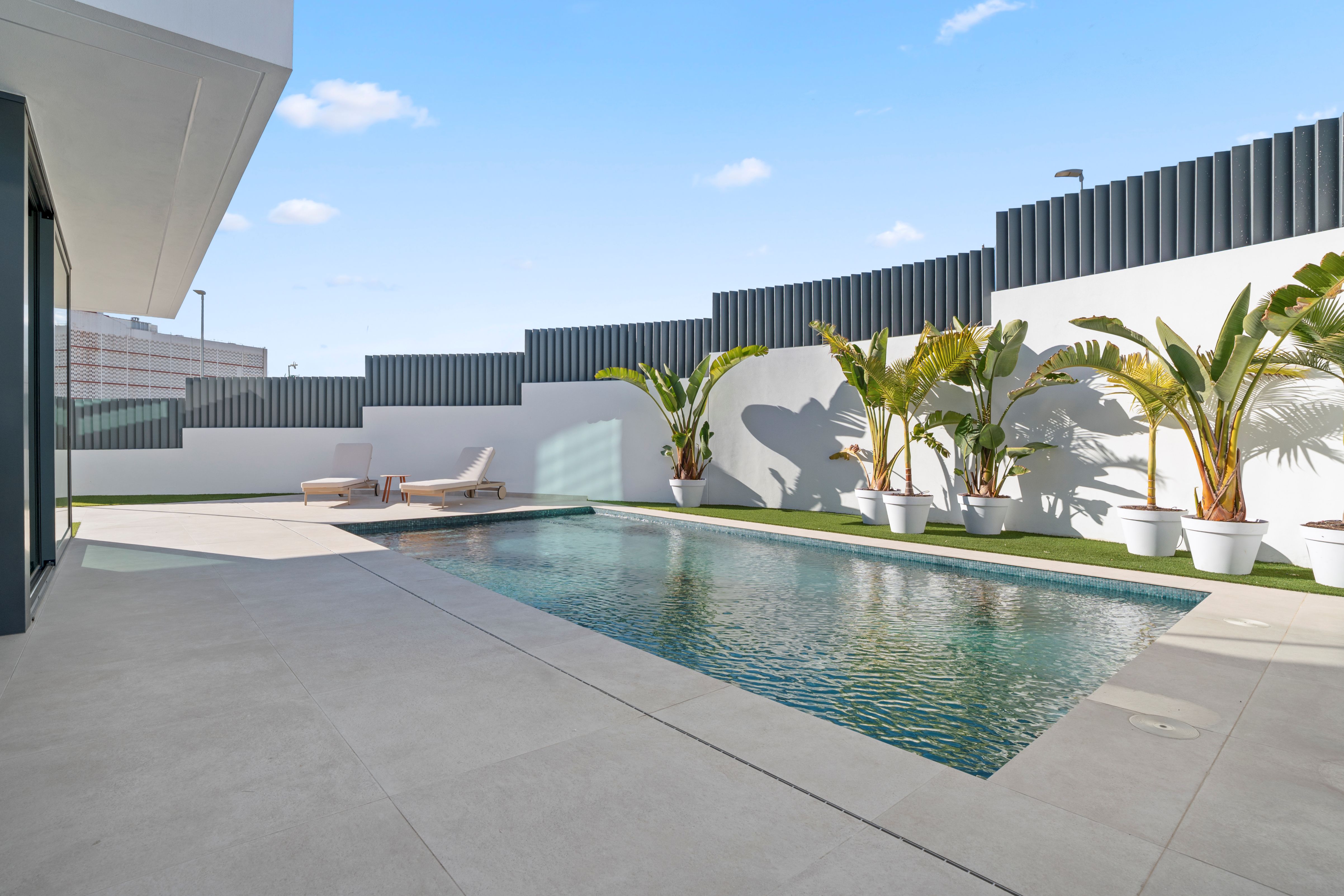 Garden in villa for sale in Benidorm