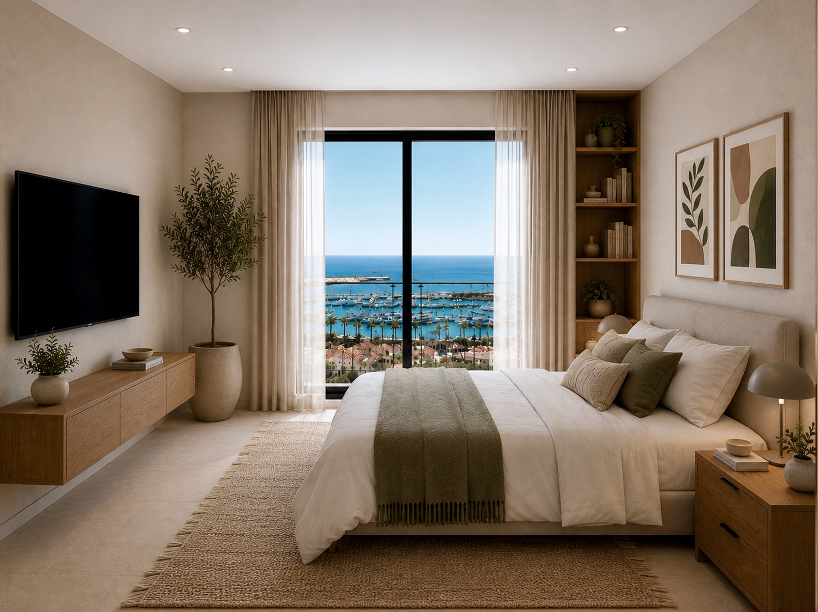 Living room in penthouse for sale in Torrevieja
