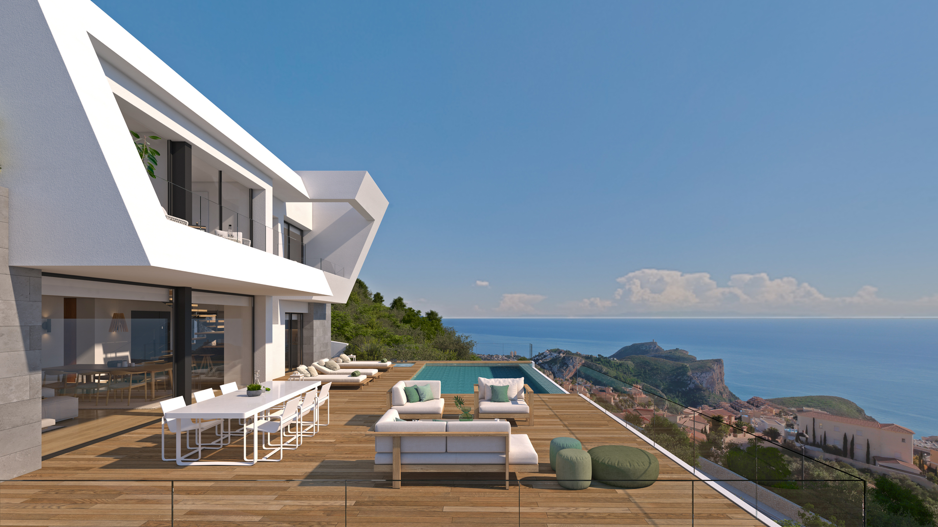 Exterior view in villa for sale in Cumbre del Sol