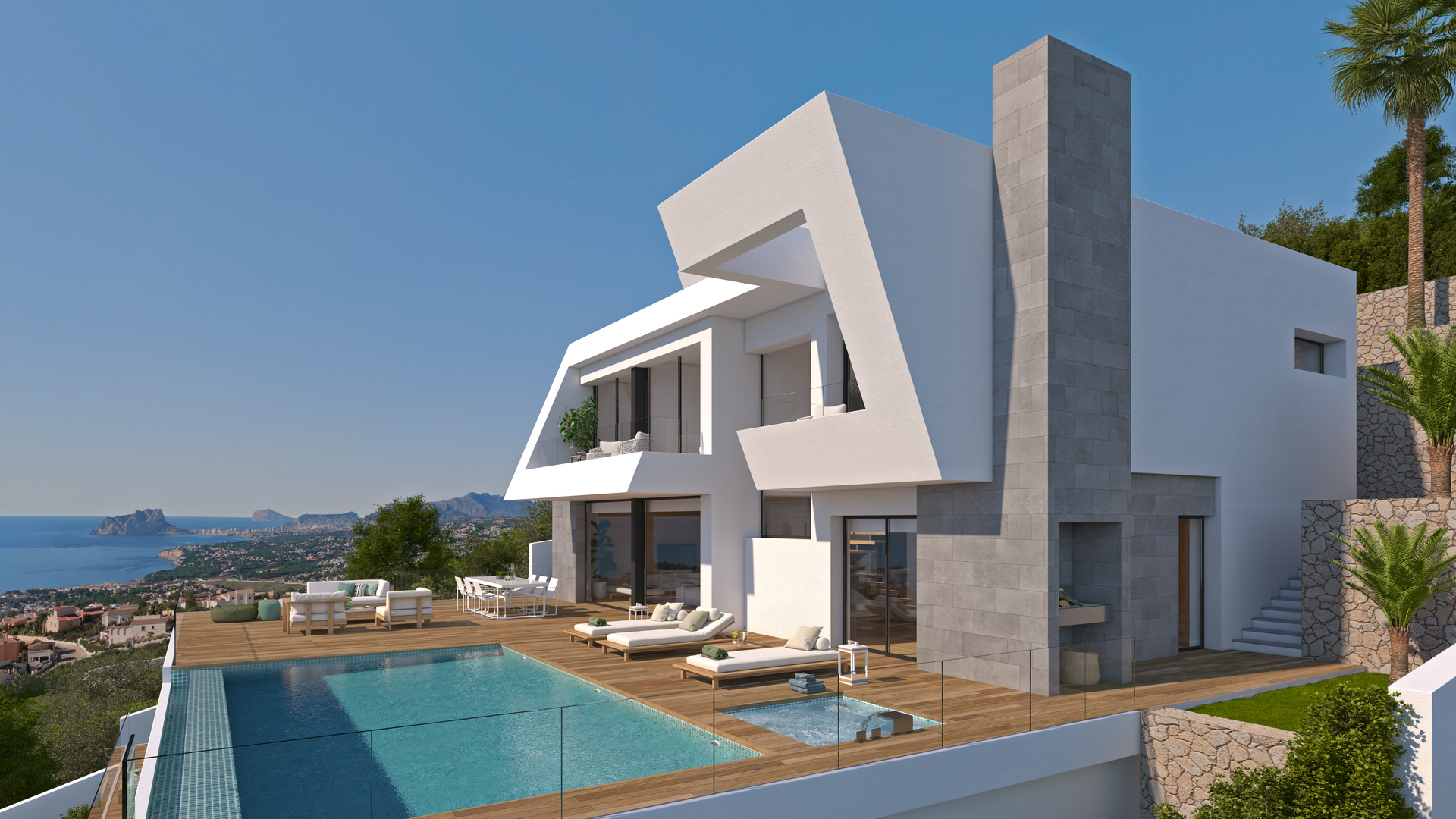 Bedroom in villa for sale in Cumbre del Sol