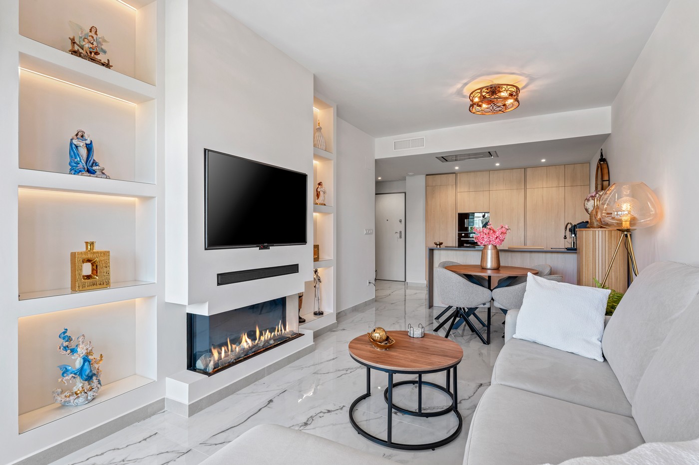 Living room in apartment for sale in Orihuela Costa