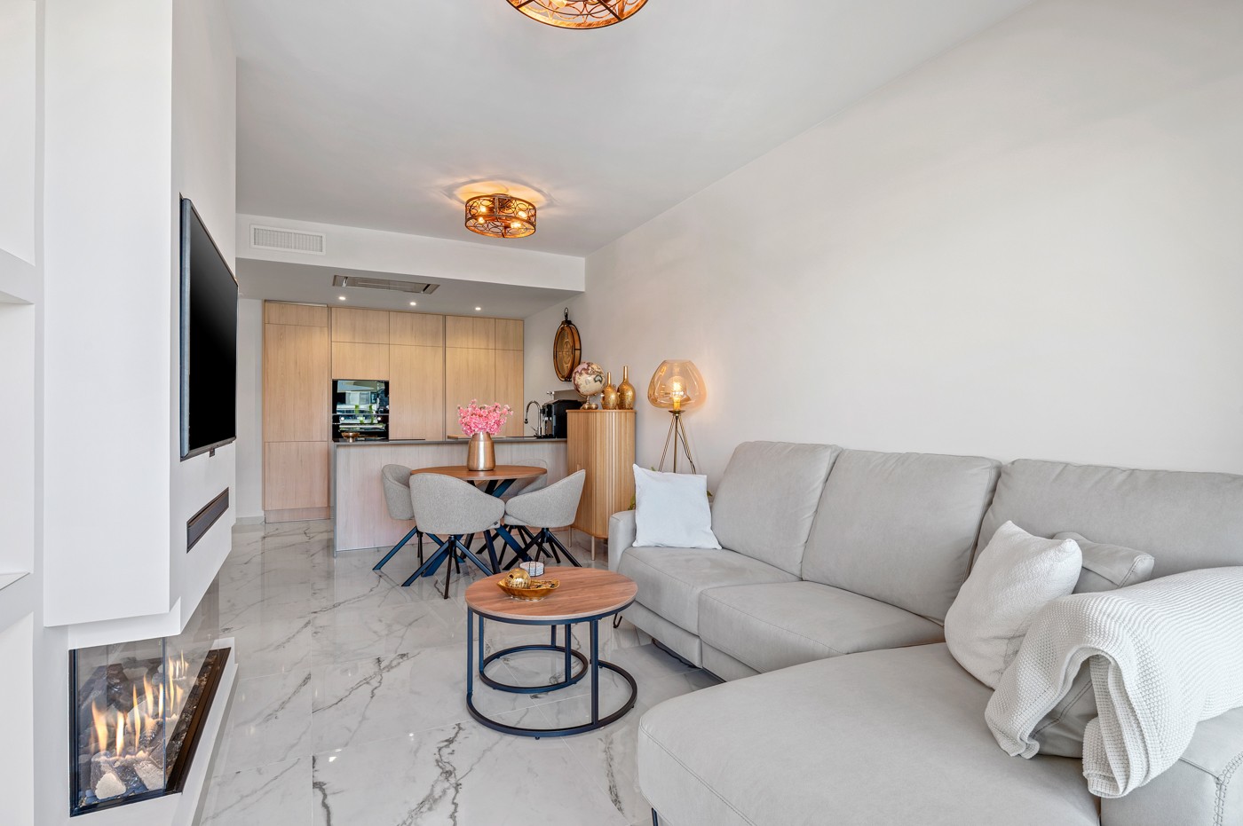 Kitchen in apartment for sale in Orihuela Costa