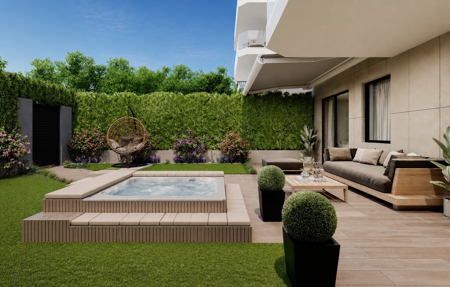 Dining area in penthouse for sale in Villajoyosa