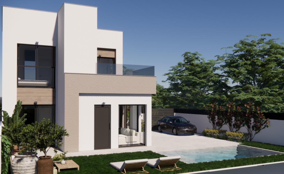 Kitchen in villa for sale in Orihuela Costa