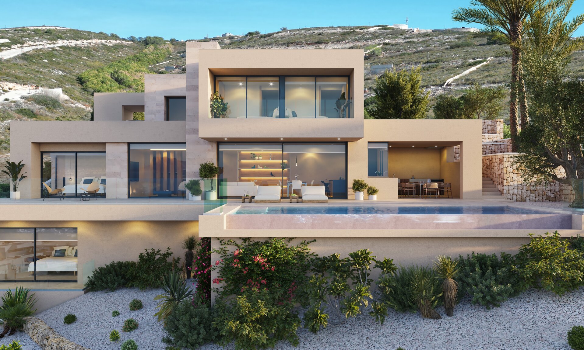 Garden in villa for sale in Cumbre del Sol