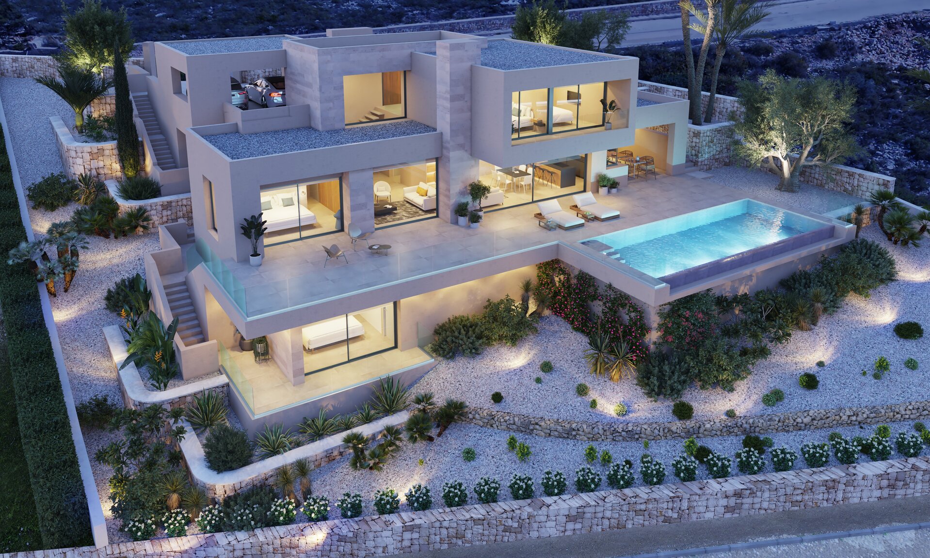 Bedroom in villa for sale in Cumbre del Sol