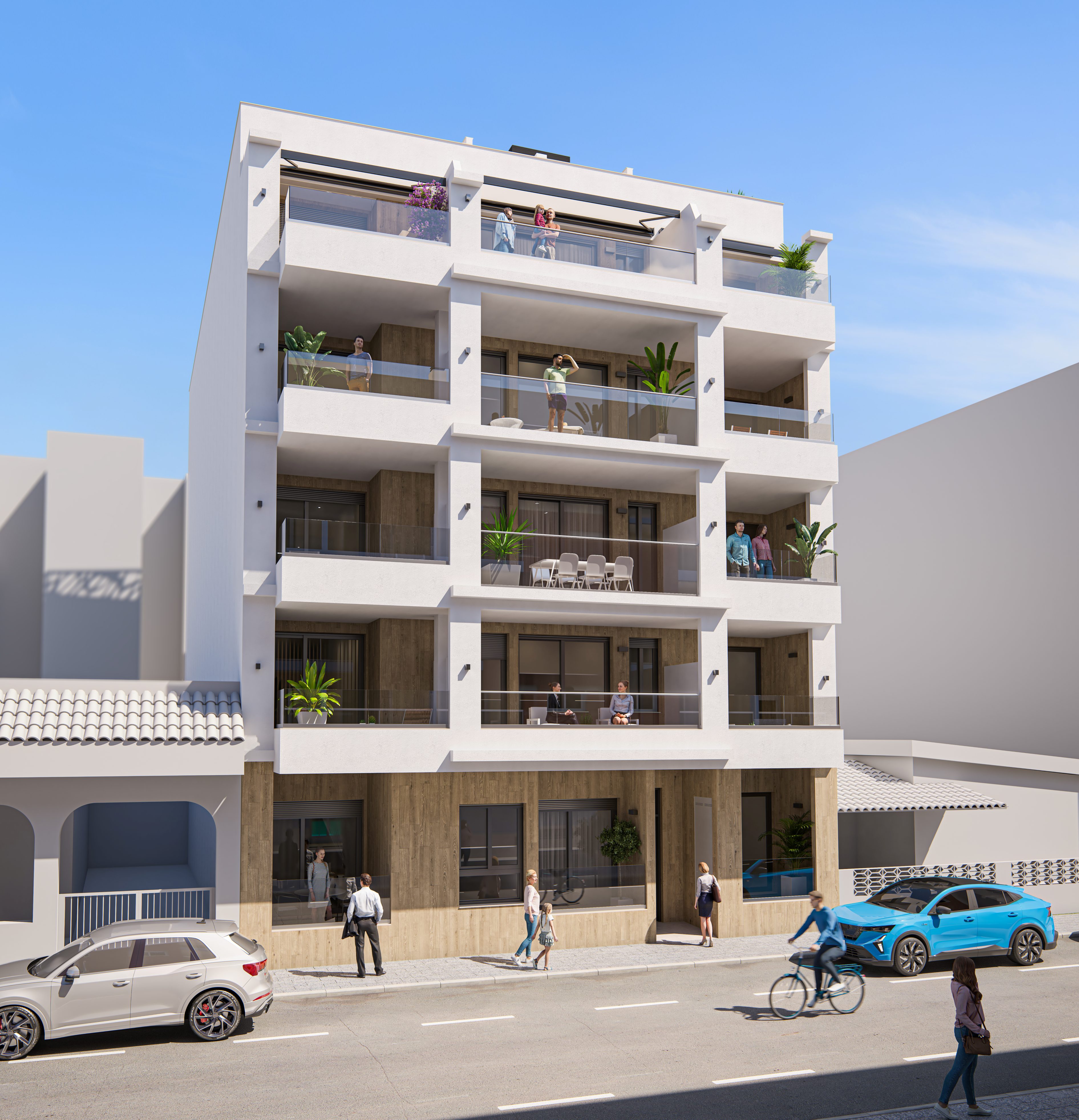 Bedroom in penthouse for sale in Torrevieja