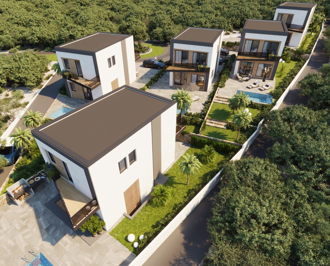 Terrace in villa for sale in Finestrat