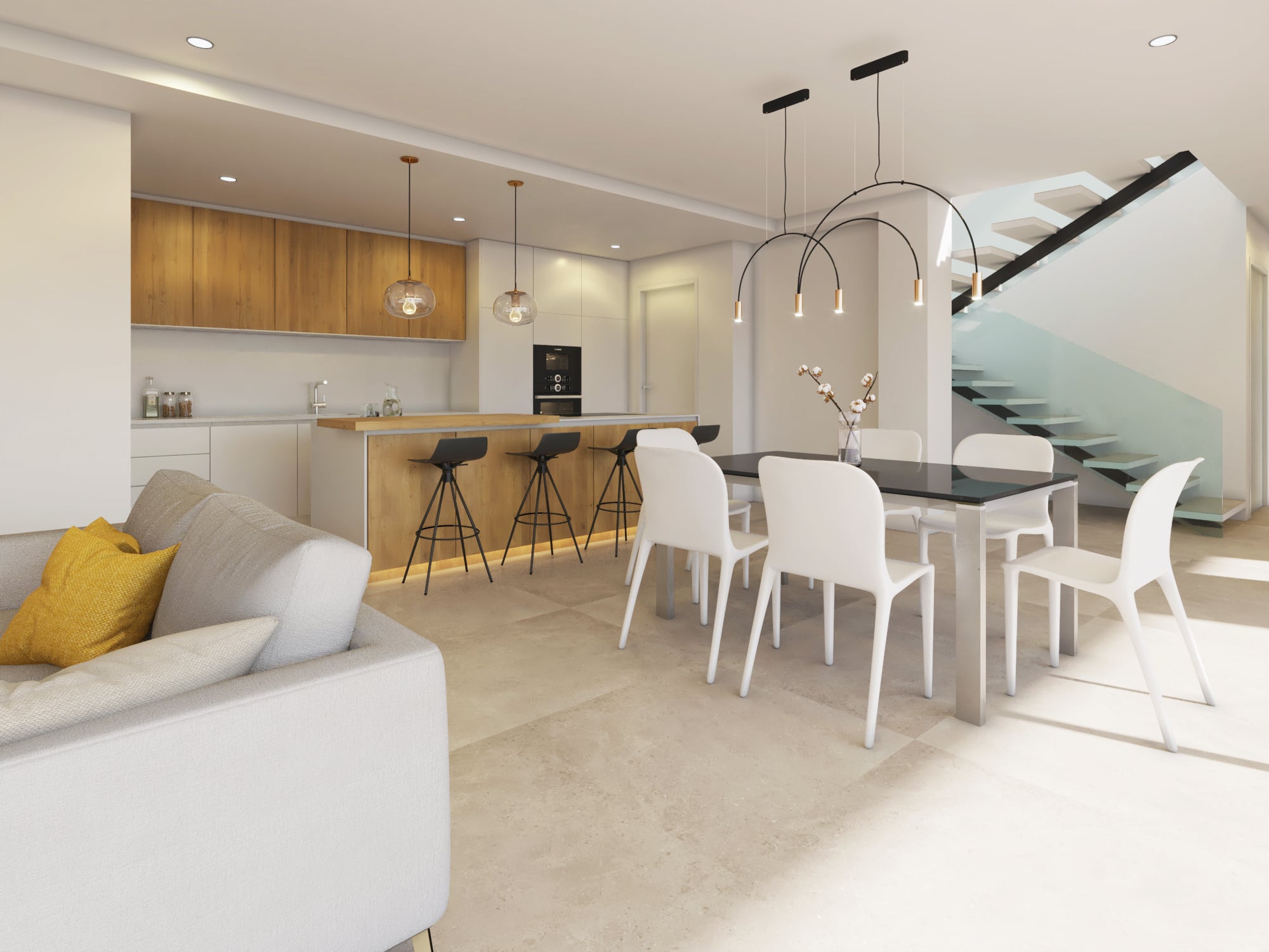 Exterior view in villa for sale in Cumbre del Sol