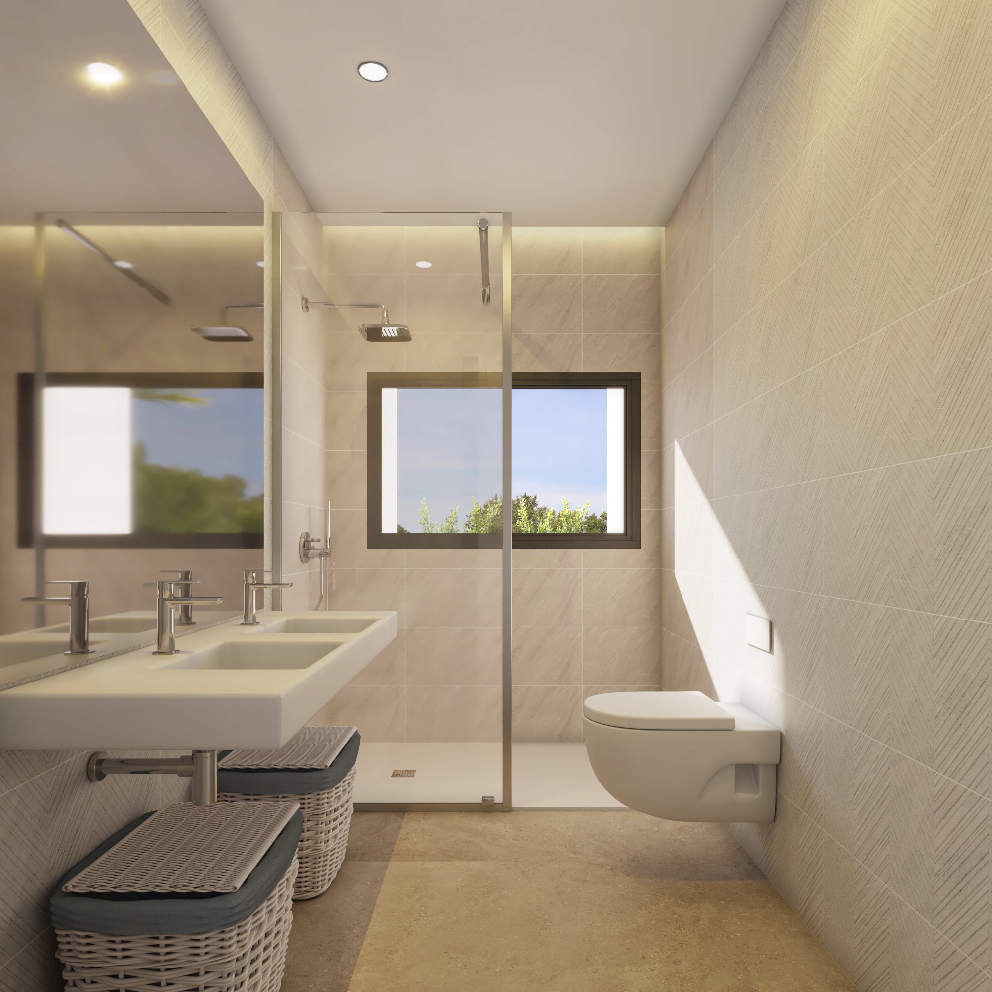 Master bedroom in villa for sale in Cumbre del Sol