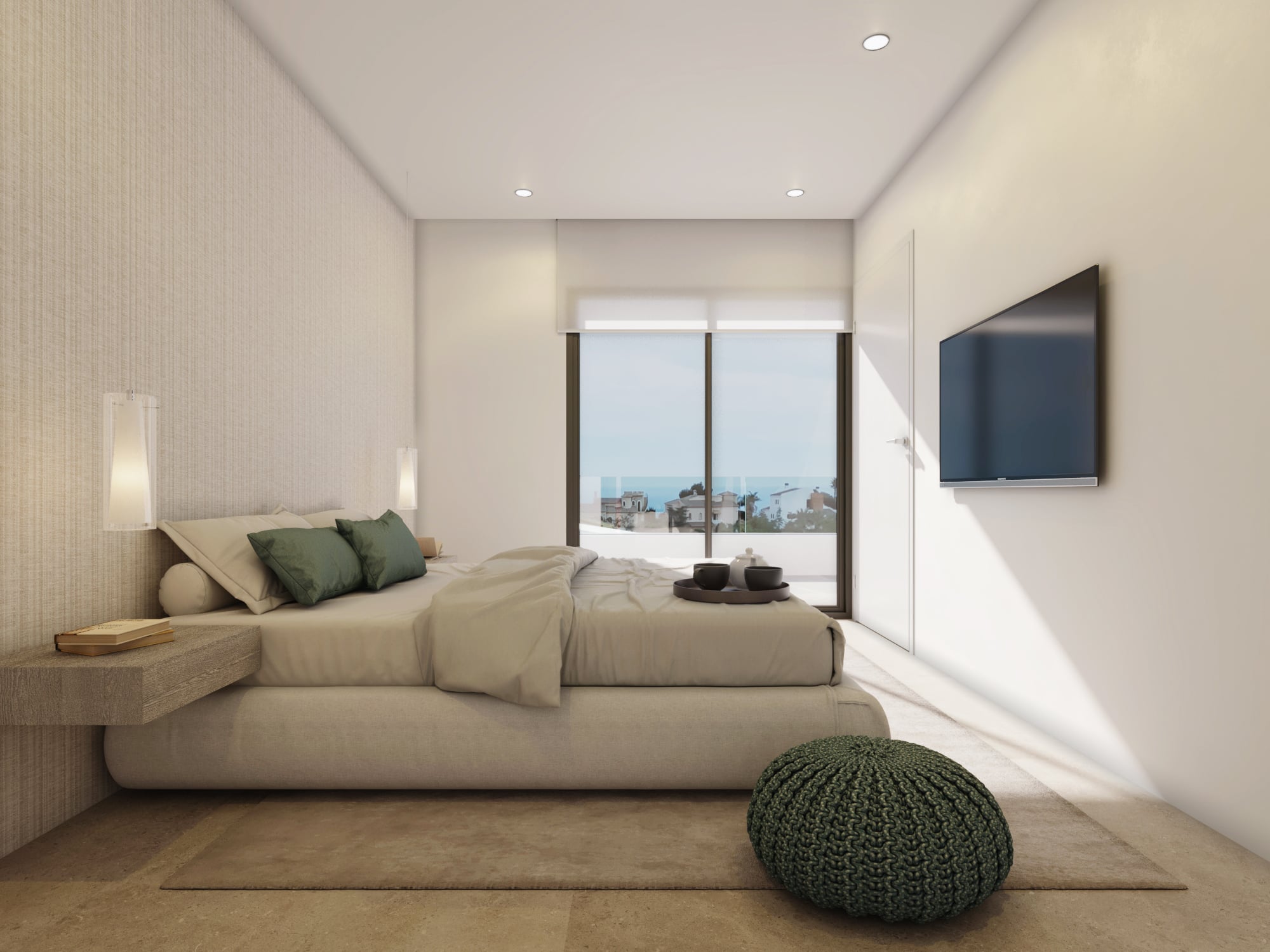 Bedroom in villa for sale in Cumbre del Sol